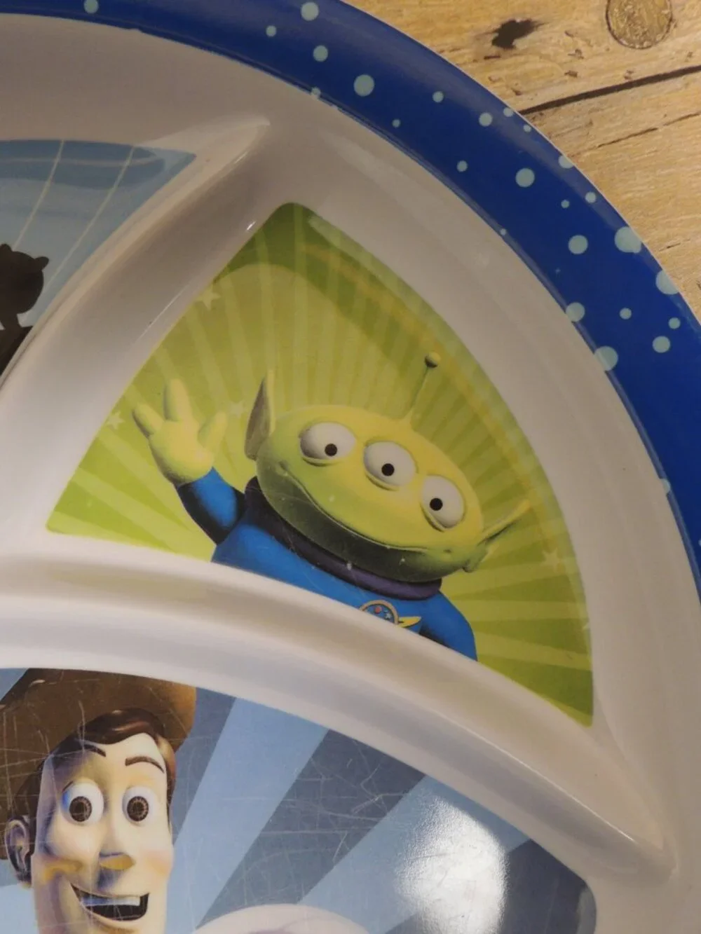 Toy Story Melamine Plate Early 2000's JC Penney Exclusive